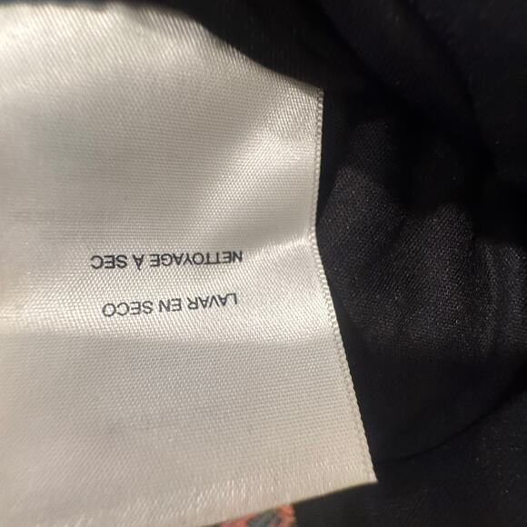 Maggy London Women's Black Mesh Illusion Short Sleeve Dress Size 2 NWT - Picture 9 of 10